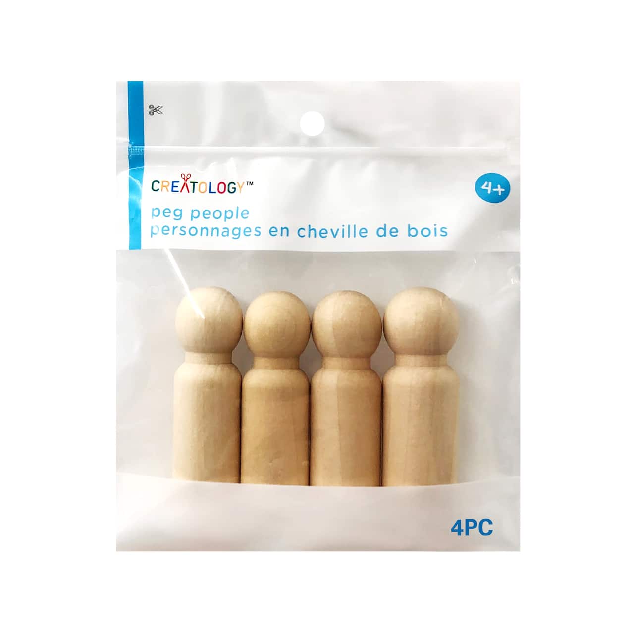 12 Packs: 4 ct. (48 total) 3" Peg People by Creatology™